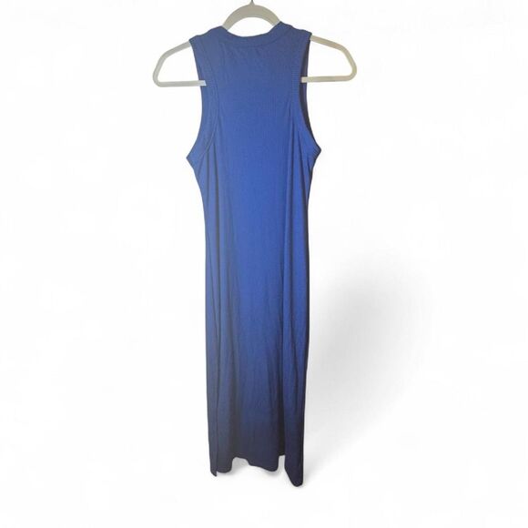 Just Be Blue Ribbed Tank Maxi Dress Size M - Picture 6 of 8